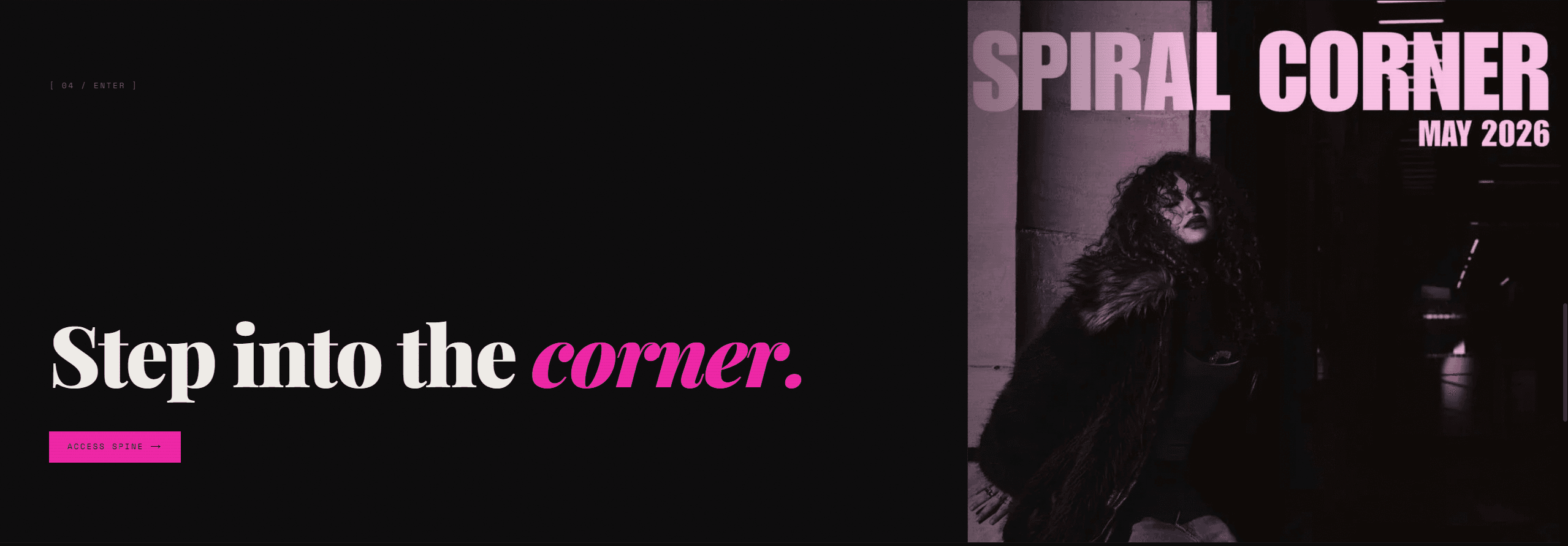 The Spiral Corner